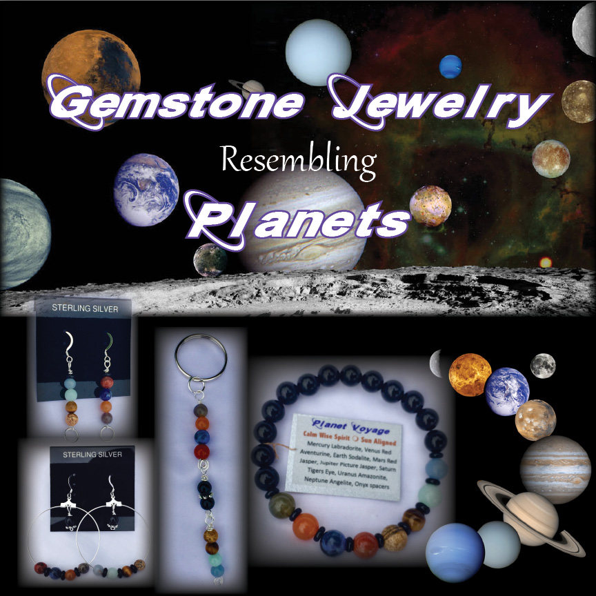Science Fiction Jewelry Planets